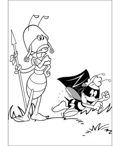 Willy Zorro  Coloring Page